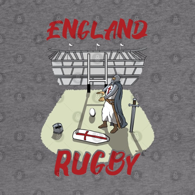 England 6 Nations Rugby Knight Rugby Fans by atomguy